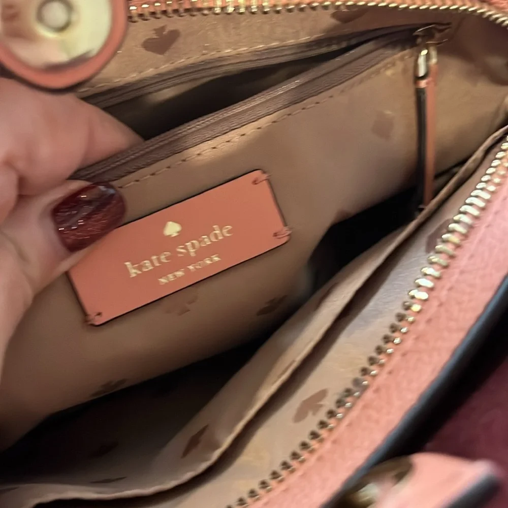 EUC Kate Spade Talia Crossbody Satchel Bag- triple compartment - Picture 12 of 14